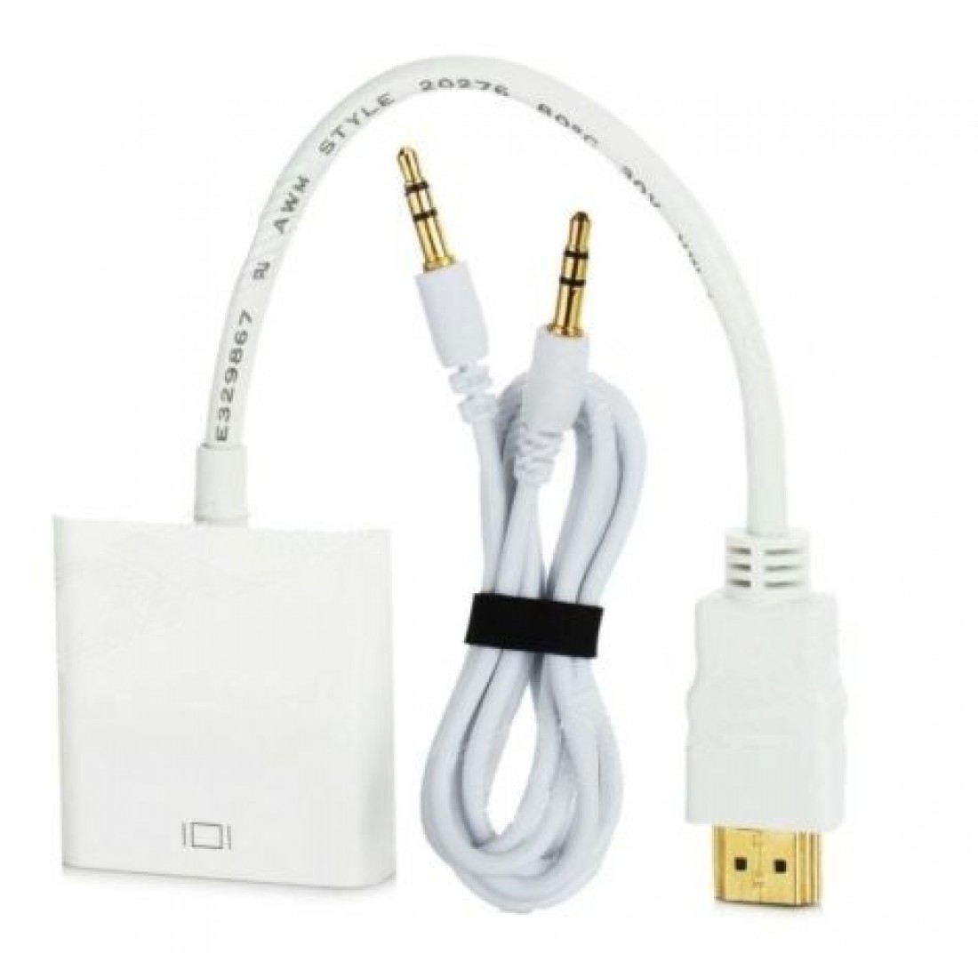 HDMI MALE TO VGA FEMALE WITH SOUND ADAPTER