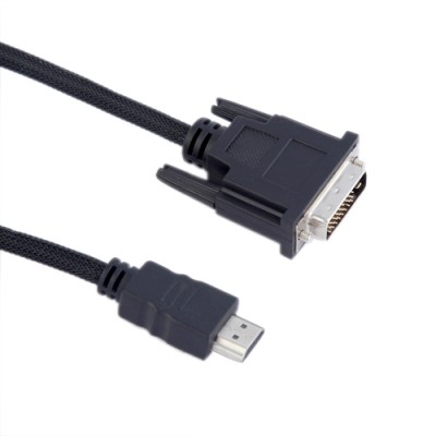 HDMI MALE TO DVI MALE CABLE 18+1 JH06-1.8 MTR 