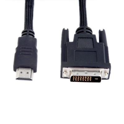 HDMI MALE TO DVI MALE CABLE 24+1 JH06-1.5 MTR 
