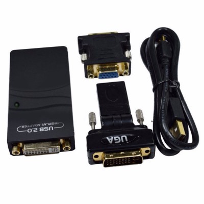 USB 2.0 MINI TO DVI,VGA,HDMI ADAPTER WIN8/MAC/LINUX