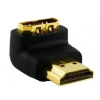 HDMI MALE TO HDMI FEMALE 90 DEGREE ADAPTER JH-09