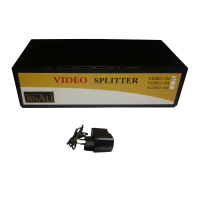VIDEO SPLITTER 1X4 (RC),150MTR 500 MHZ